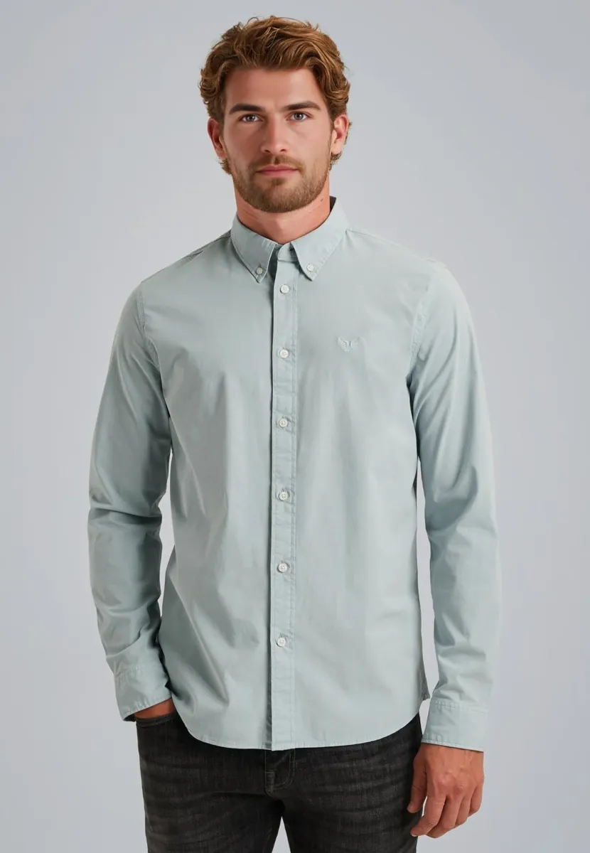 Hemd - chambray blue