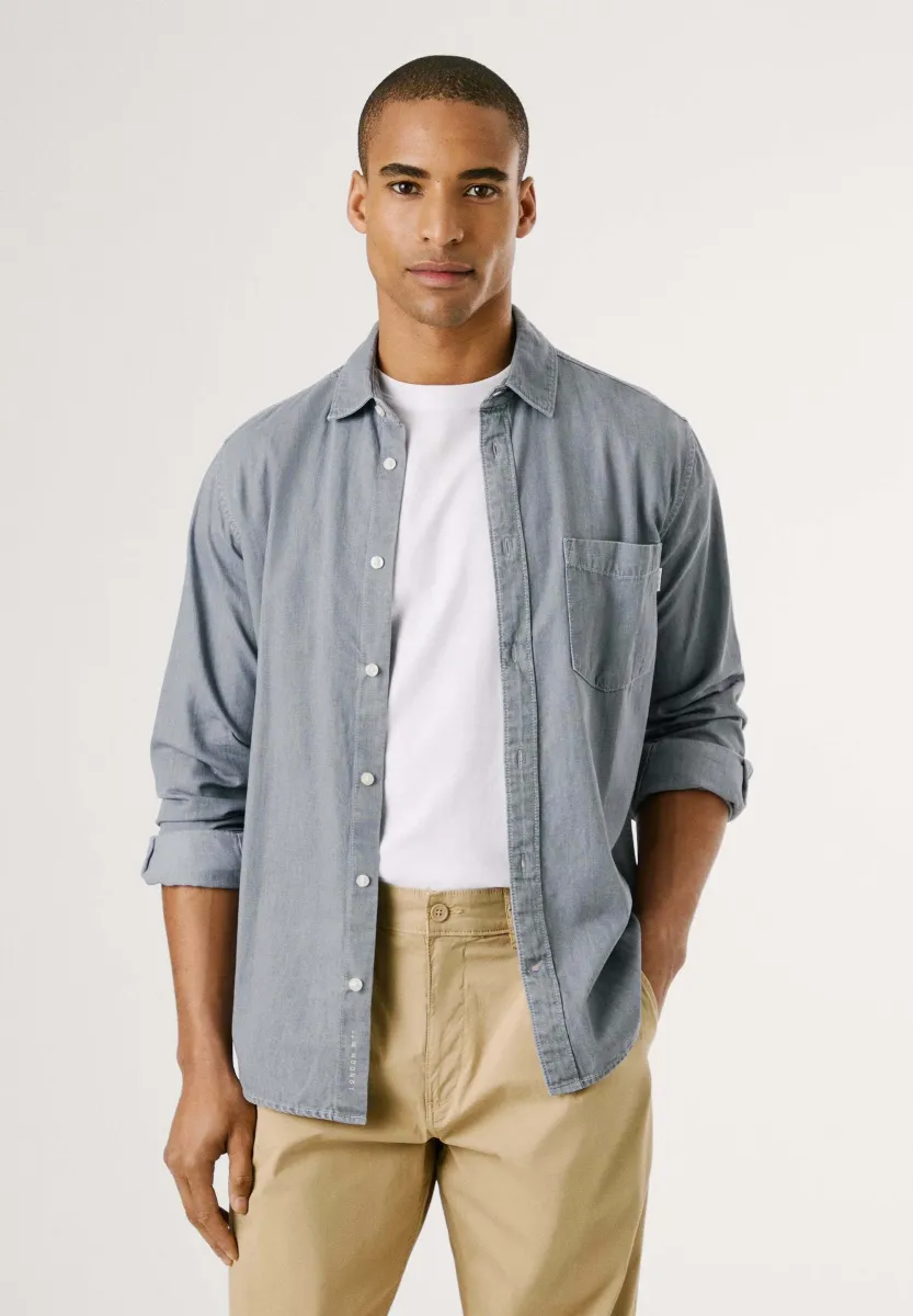 Hemd - clean sterling grey