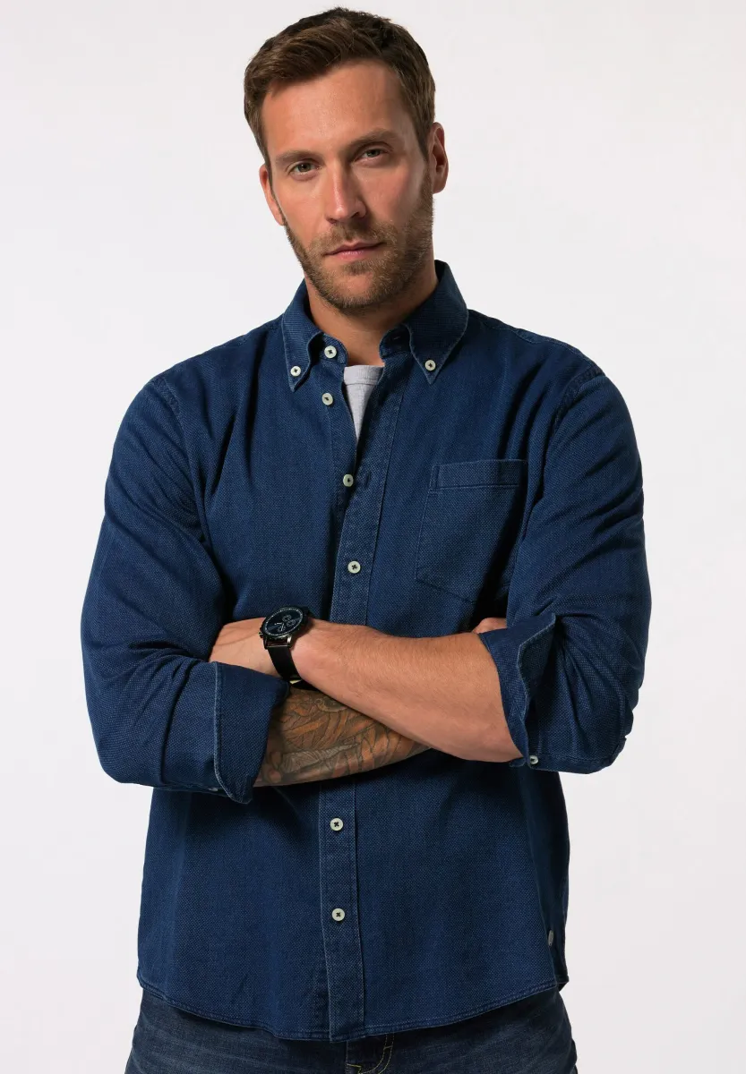 Hemd - dark blue denim