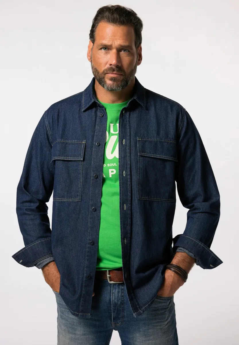 Hemd - dark blue denim