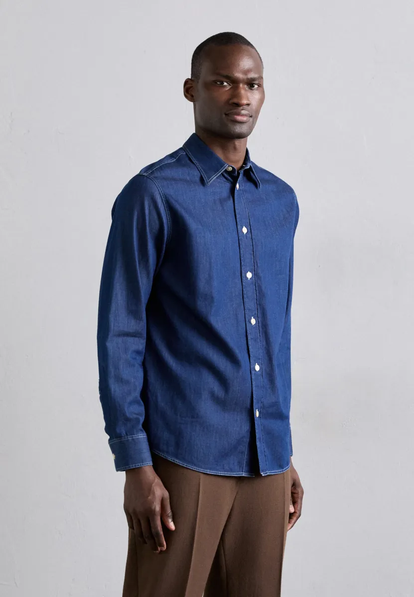 Hemd - dark-blue denim