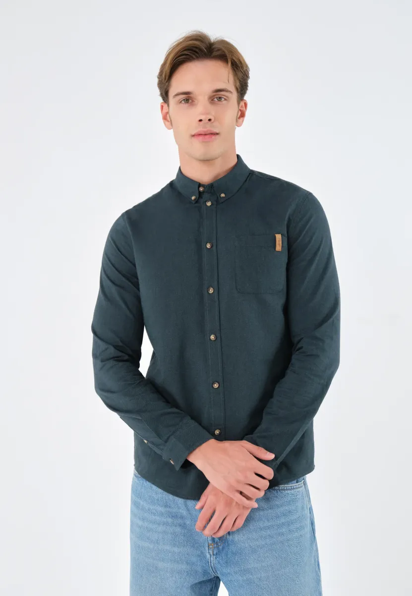 Hemd - dark green