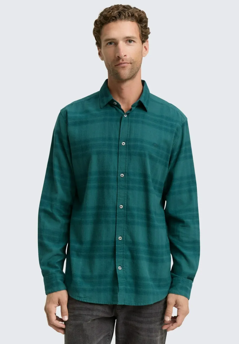 Hemd - green tonal check
