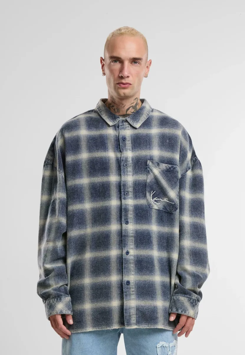 Hemd - indigo light sand
