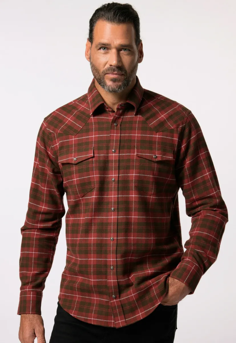Hemd - marsala red