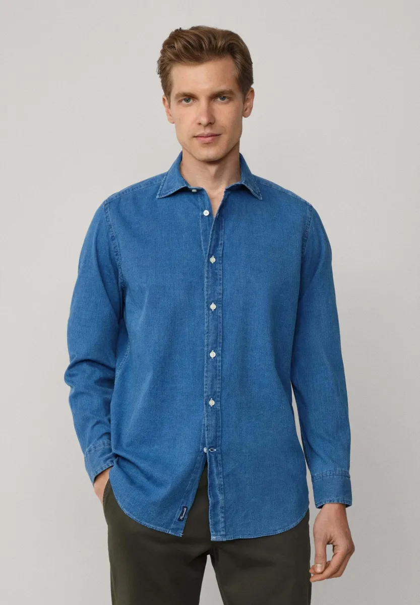 Hemd - medium stone wash