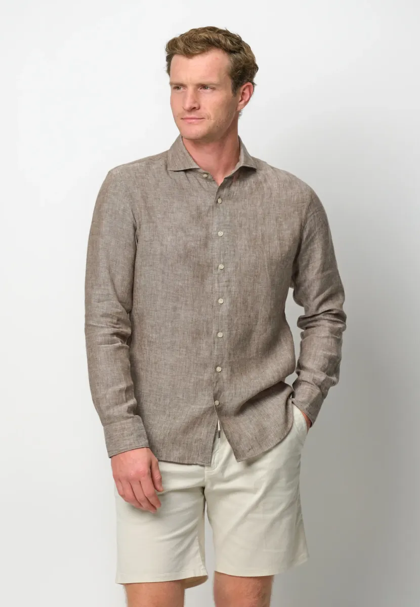Hemd - mid brown
