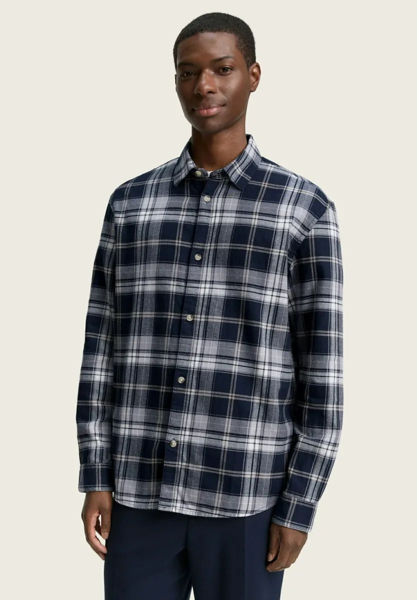 Hemd - navy check