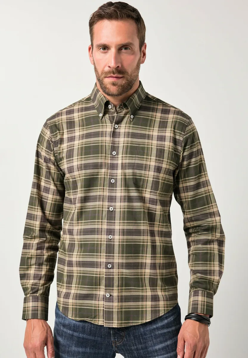 Hemd - olive green