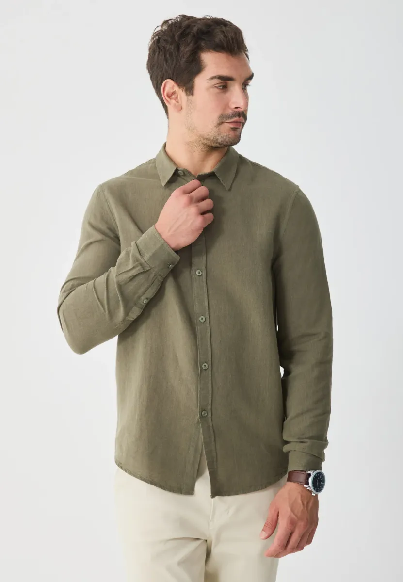 Hemd - olive