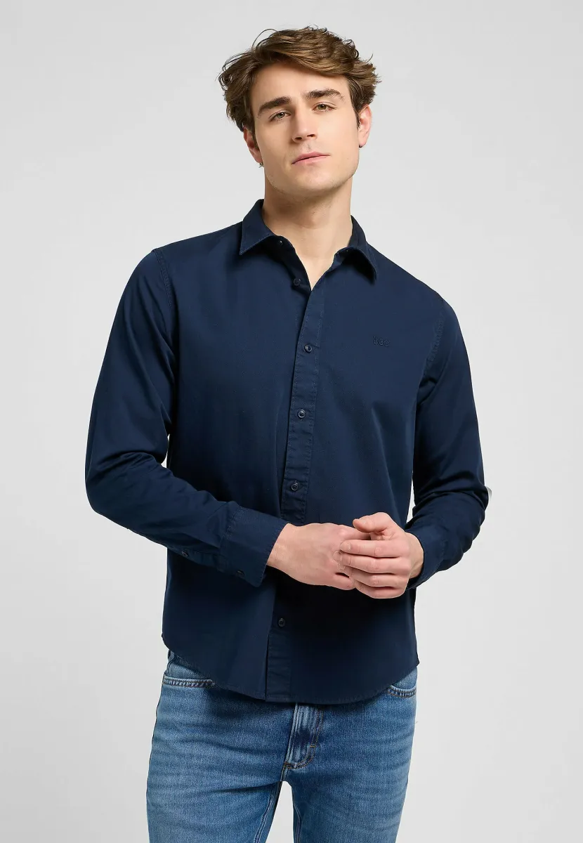 Hemd - rivet navy