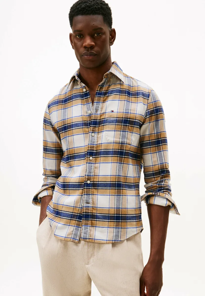 Hemd - safari canvas check