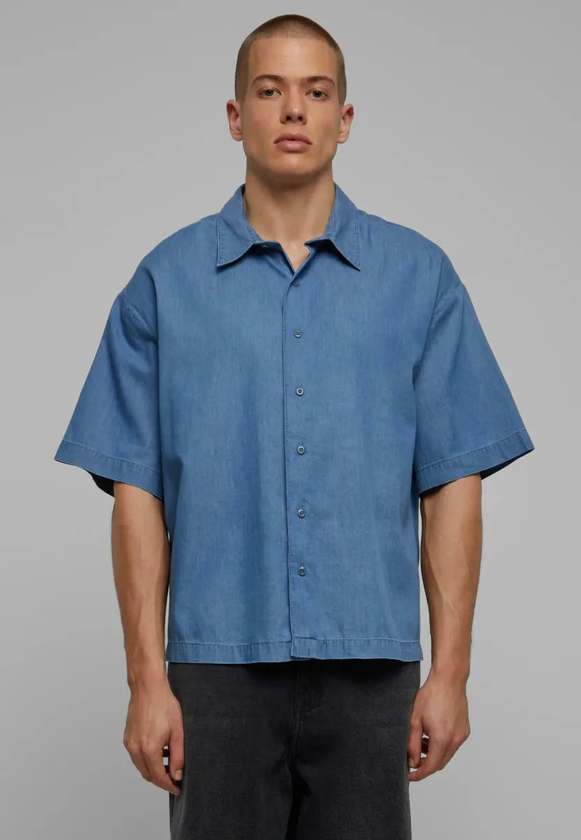 Hemd - skyblue washed
