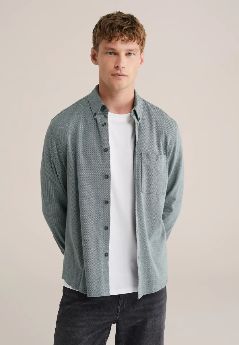 Hemd - turquoise