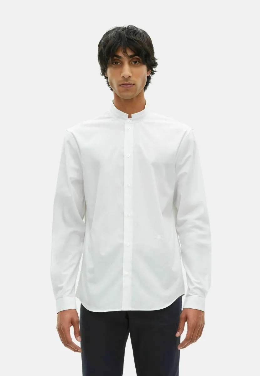 Hemd - white black