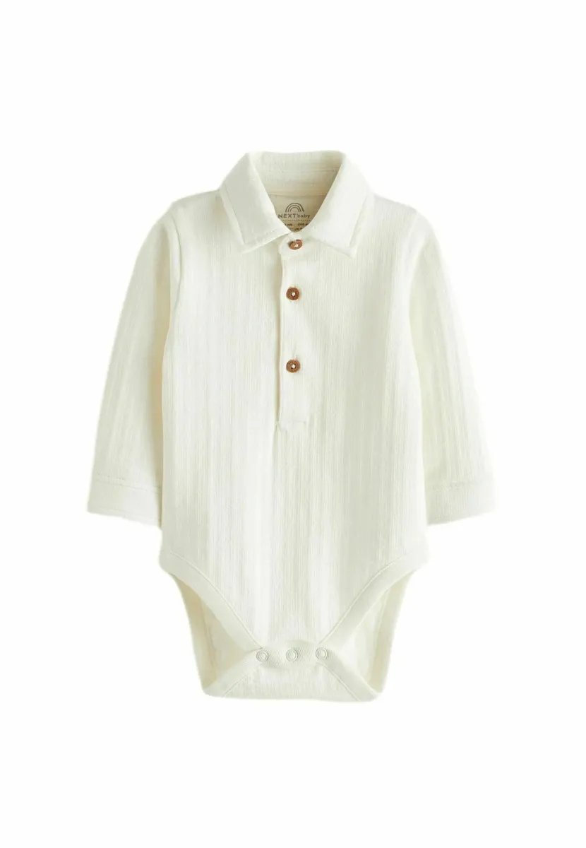 Hemd - white textured