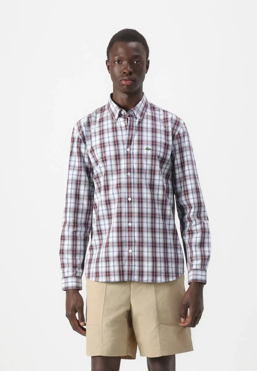 Hemd - white/bordeaux