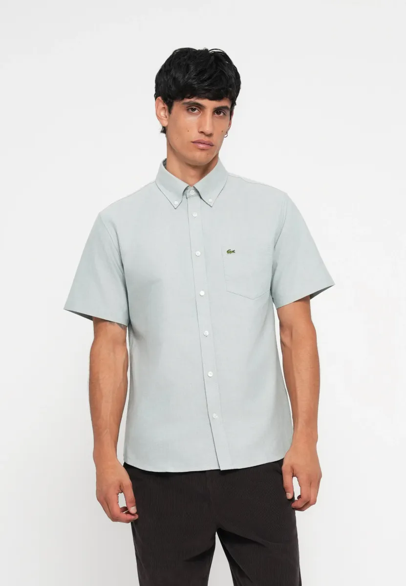 Hemd - white/green