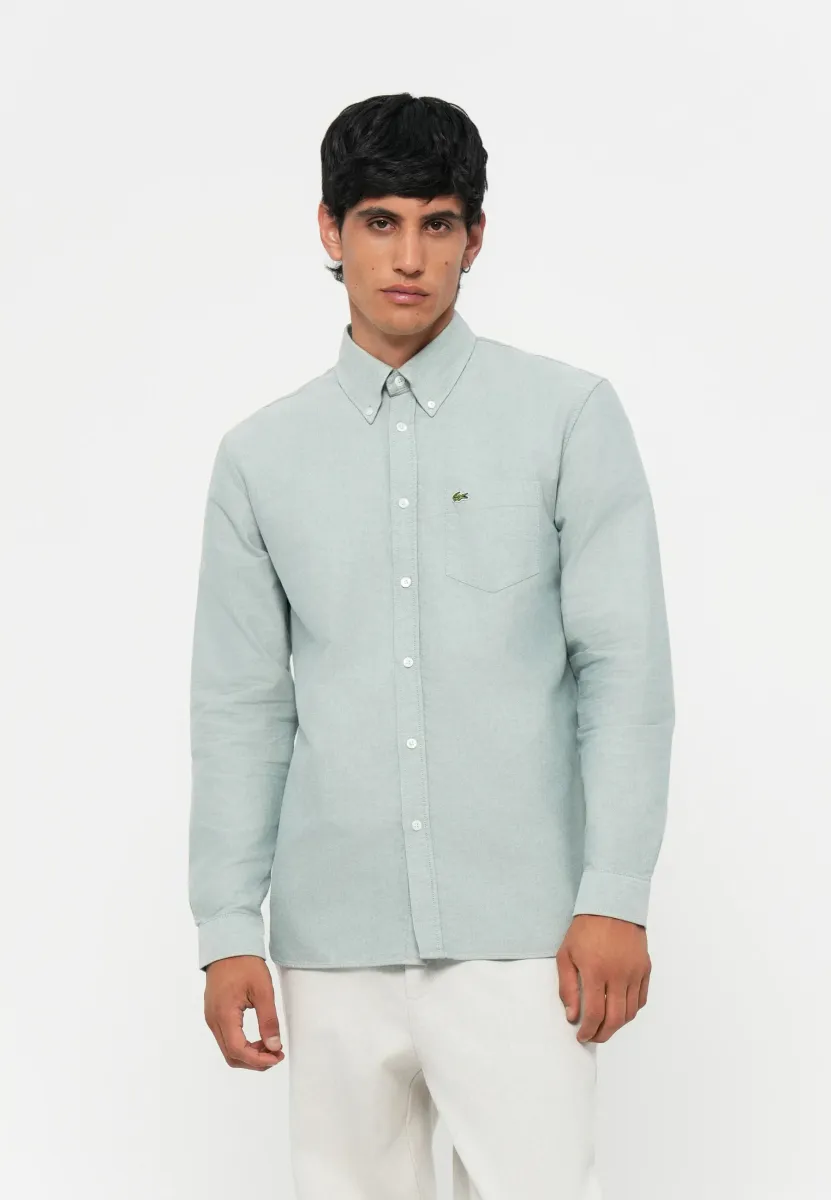 Hemd - white/green