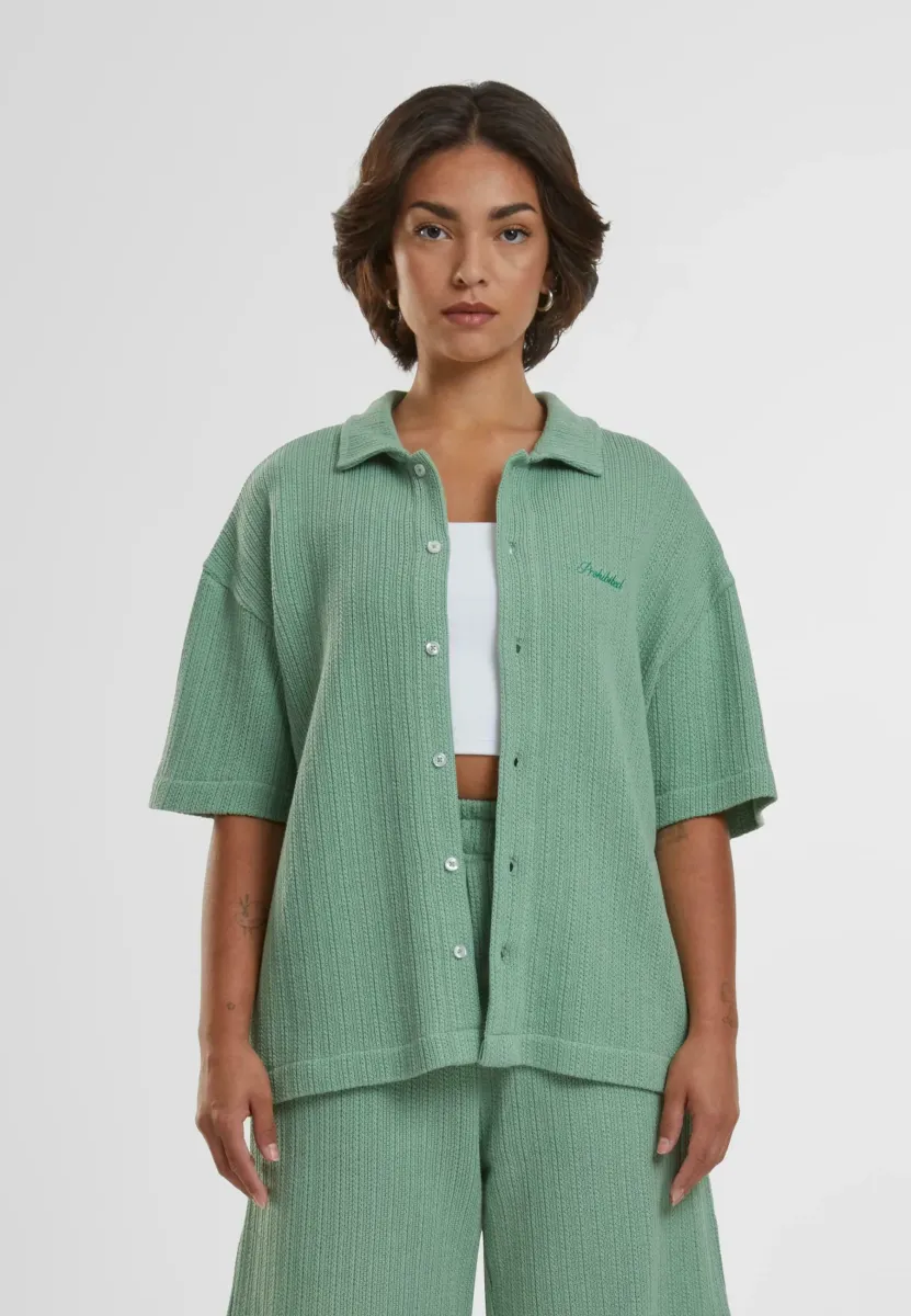 Hemdbluse - basilgreen