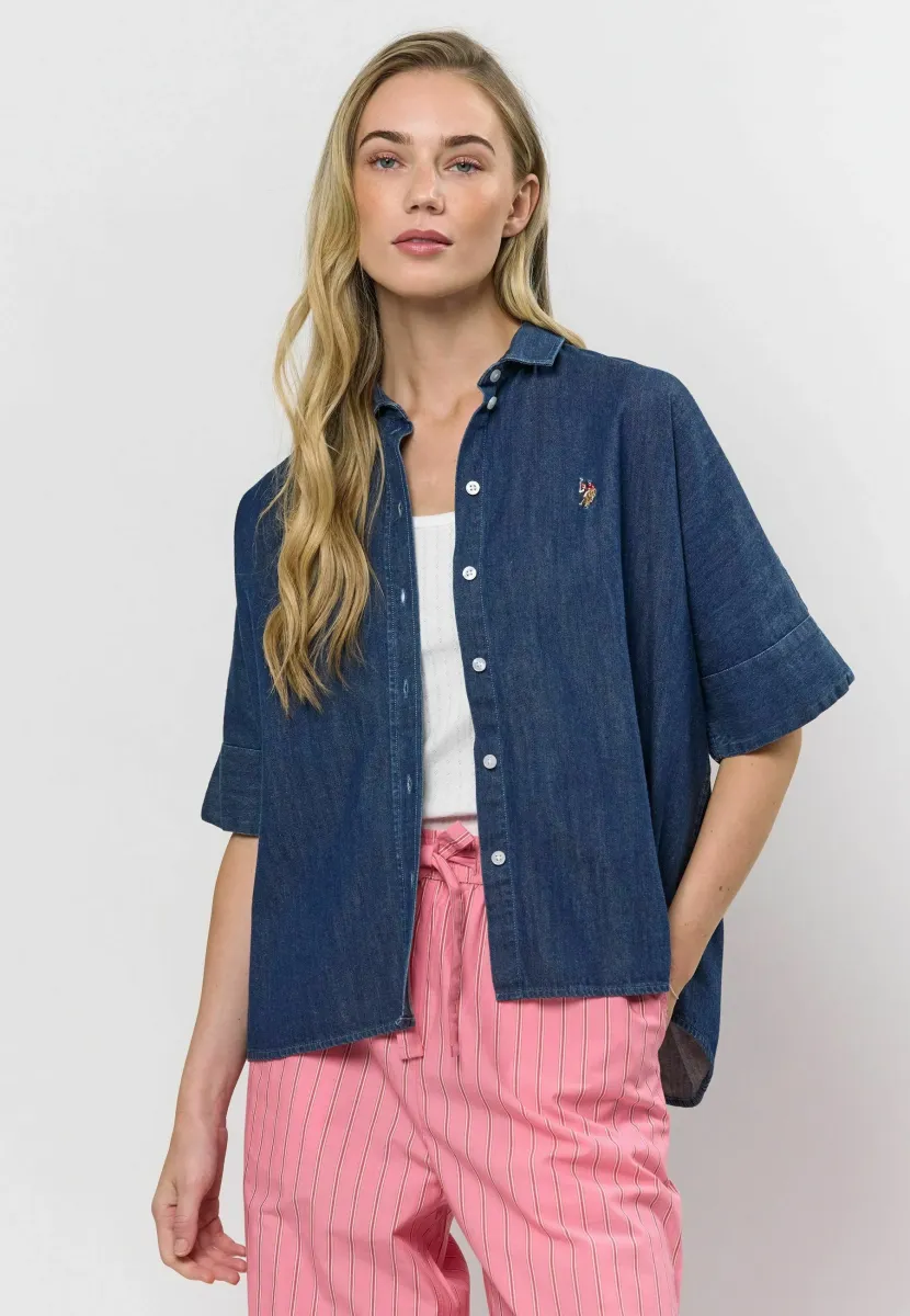 Hemdbluse - dark indigo