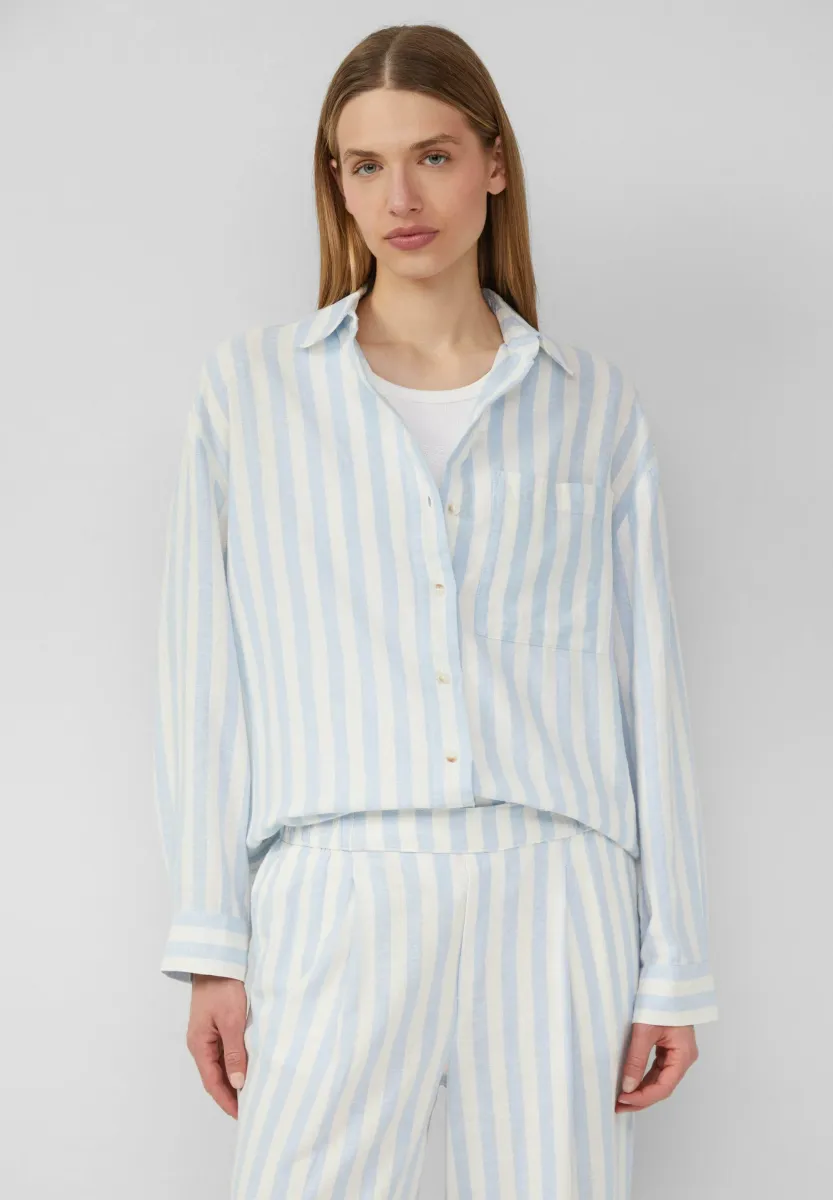 Hemdbluse - hellblau