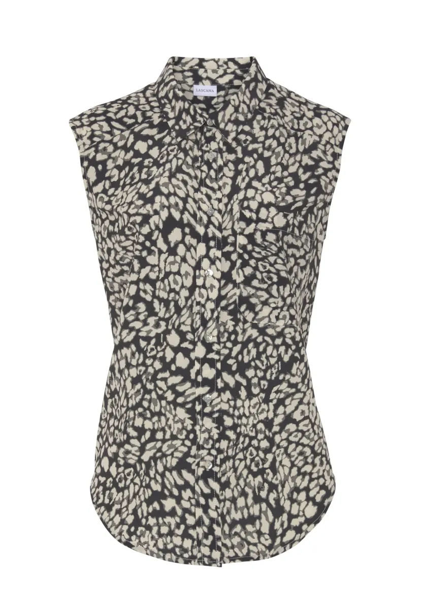 Hemdbluse - leo bedruckt