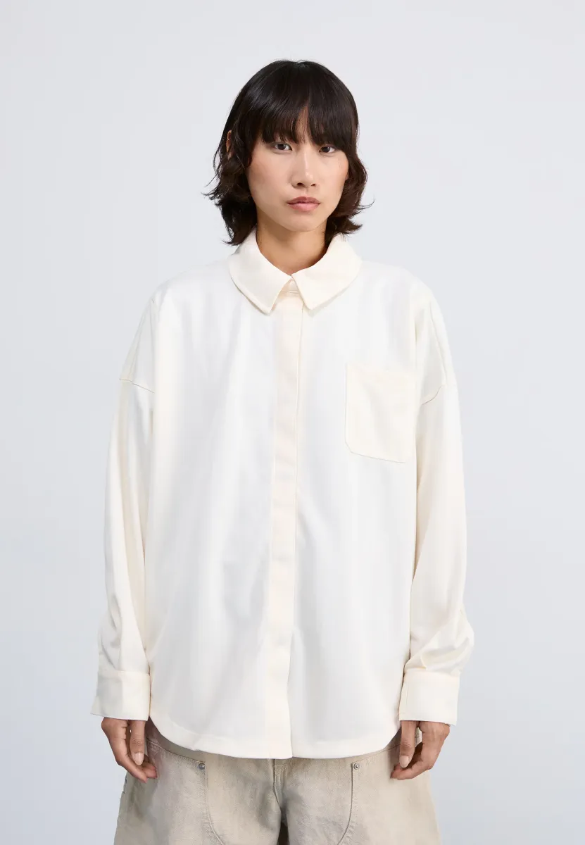 Hemdbluse - pale ivory