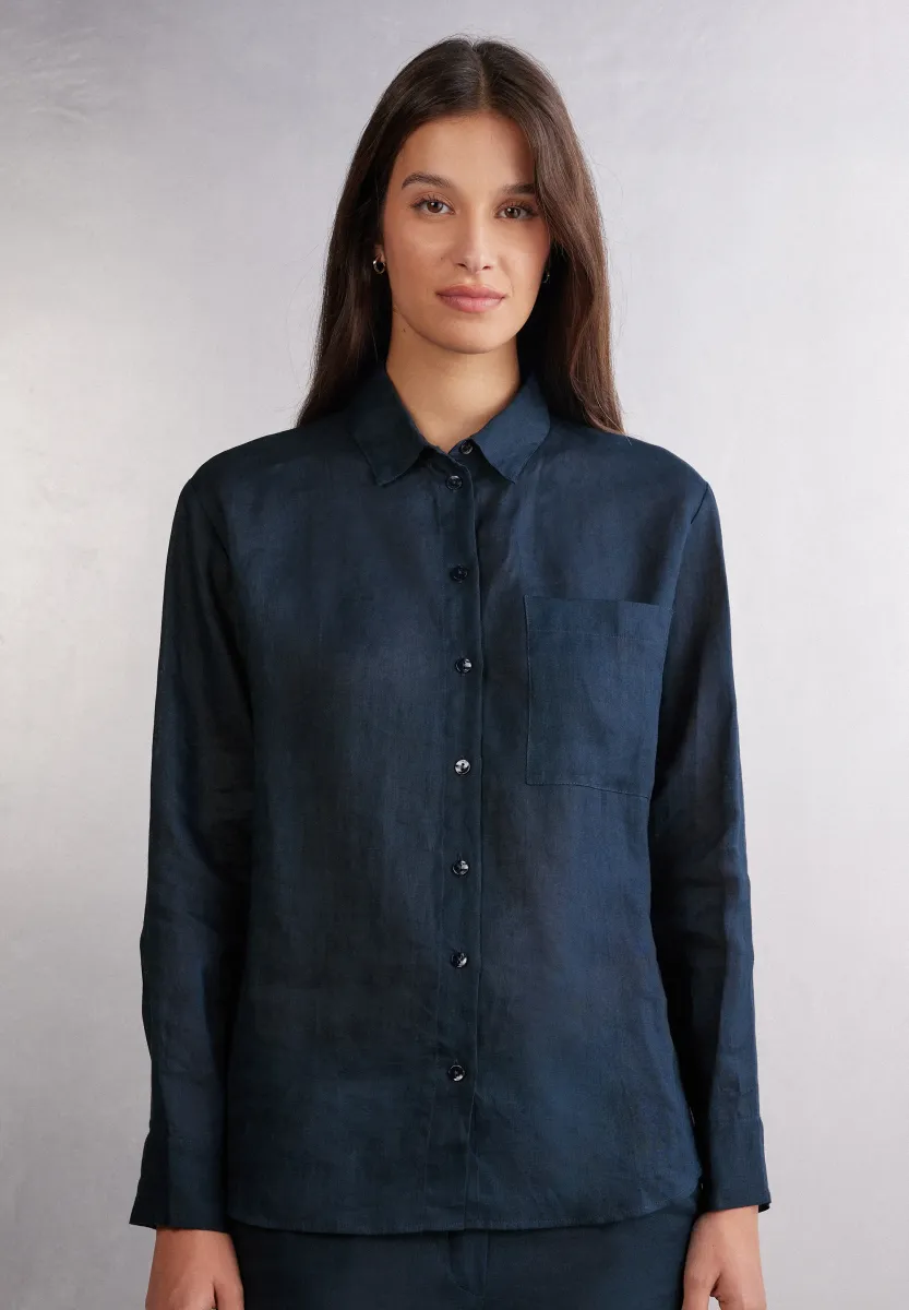 Hemdbluse - sailor blue