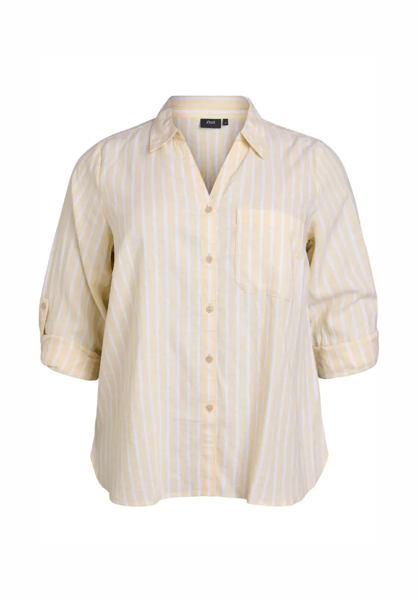 Hemdbluse - sunlight wh stripe