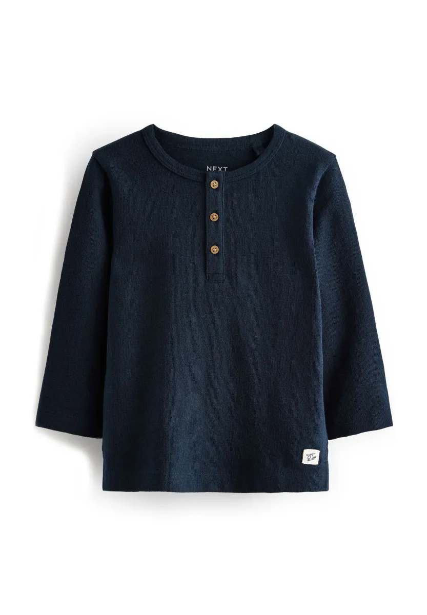 HENLEY NECK STANDARD - Langarmshirt - navy