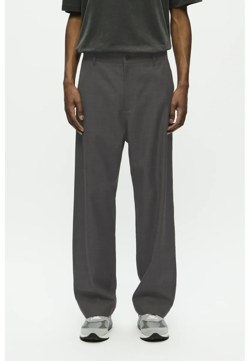 HENRY  - Stoffhose - dark grey melange