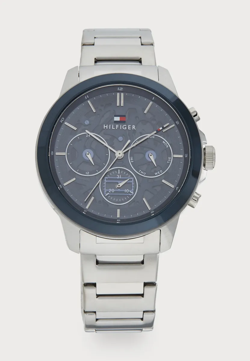 HENRY - Uhr - silver-coloured/blue