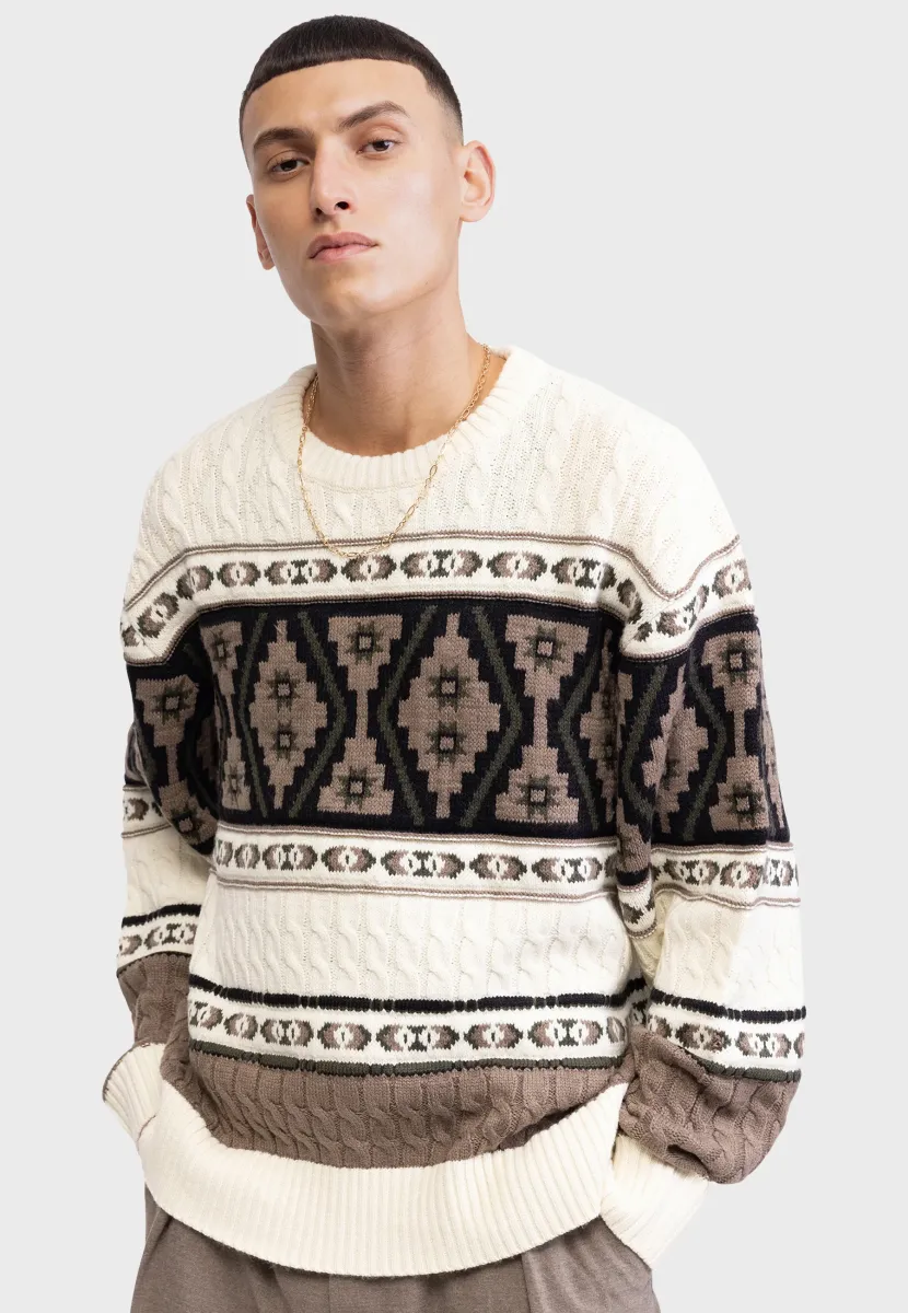 HENSON BOXY FIT - Strickpullover - pristine