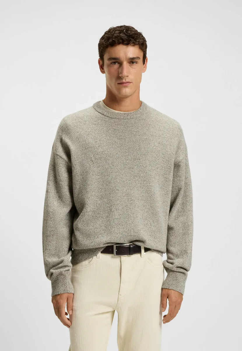 HERCOLE - Strickpullover - open white eleven