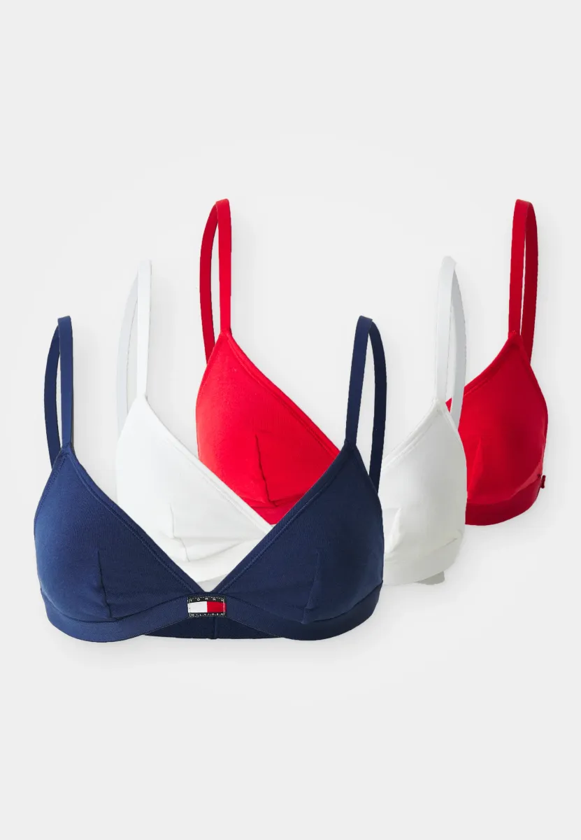 HERITAGE 3 PACK - Triangel BH - white/primary red/preppy navy
