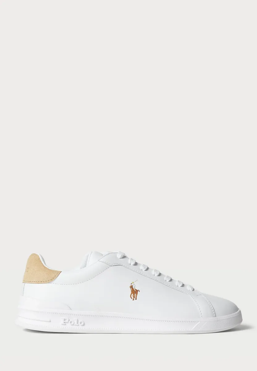 HERITAGE COURT II LEATHER TRAINER - Sneaker low - white/bone