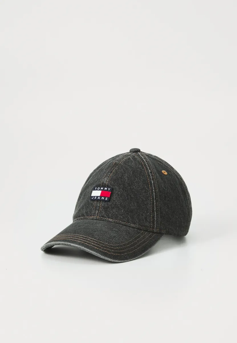 HERITAGE DARK CAP - Cap - black denim