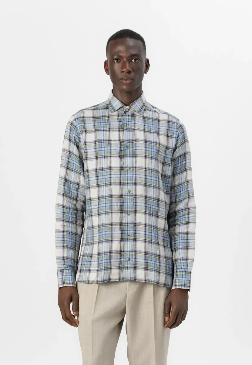 HERITAGE MADRAS - Hemd - sage green