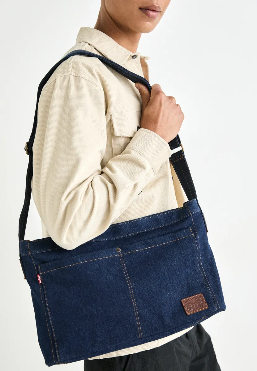 HERITAGE MESSENGER UNISEX - Umhängetasche - indigo rinse