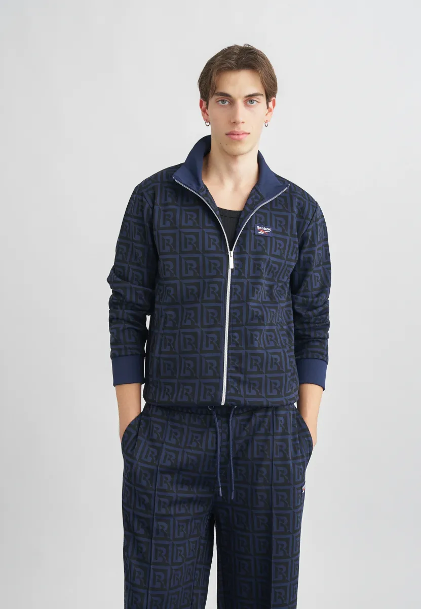 HERITAGE MONOGRAM TRACK JACKET - Sweatjacke - vector navy