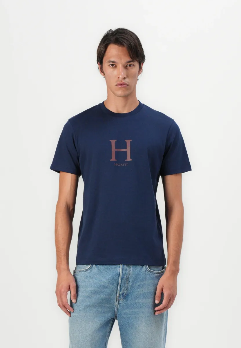 HERITAGE TEE - T-Shirt print - ink blue