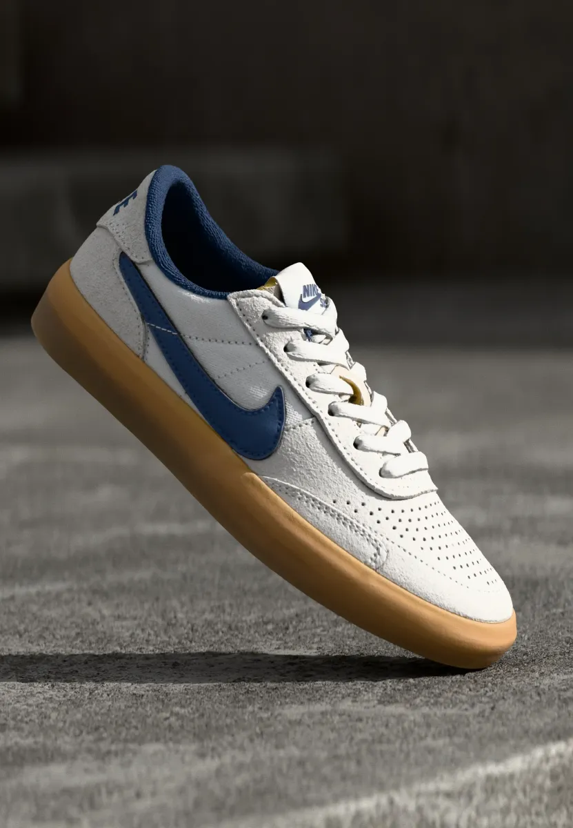 HERITAGE VULC UNISEX - Sneaker low - summit white/navy/white/light brown