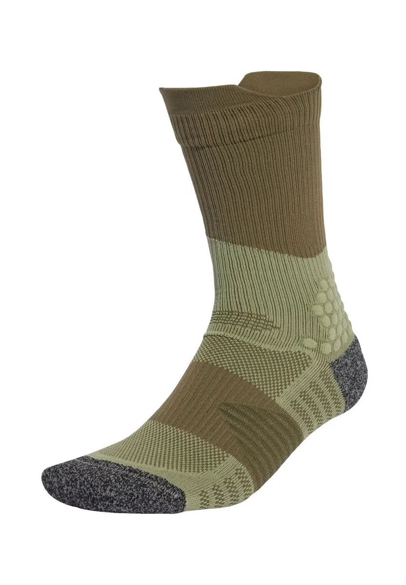 HERMANOS - Sportsocken - olive strata tent green reflective silver
