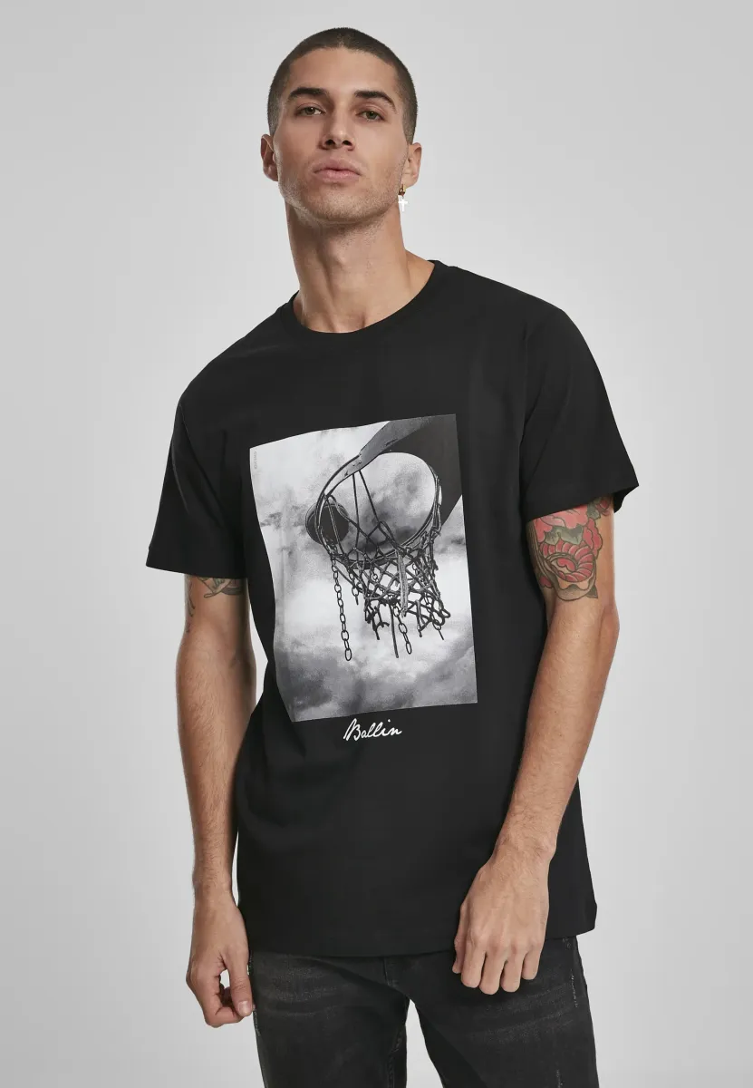 HERREN BALLIN  - T-Shirt print - black