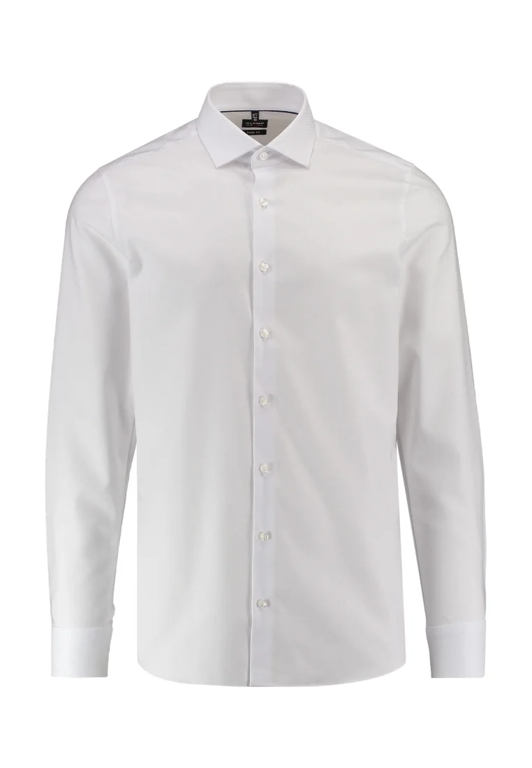 HERREN BODY FIT - Hemd - weiss