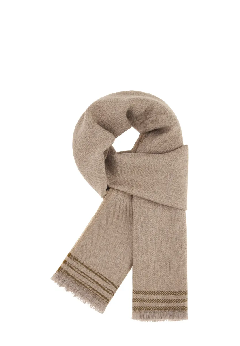 HERRINGBONE - Schal - beige
