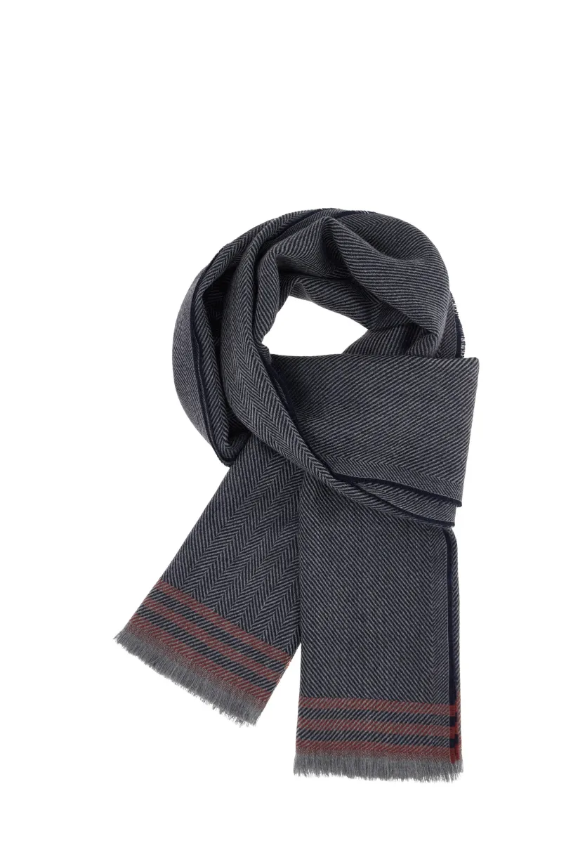 HERRINGBONE - Schal - navy blue