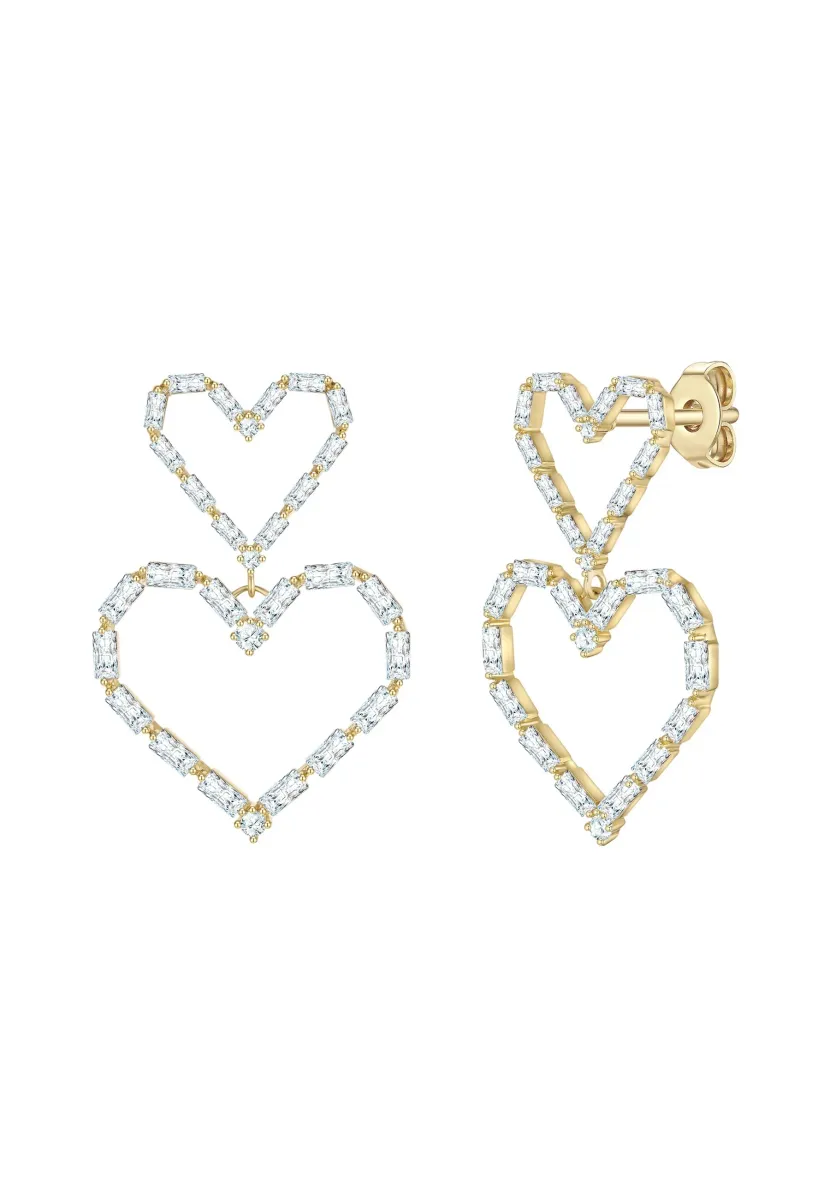 HERZEN - Ohrringe - gold-coloured