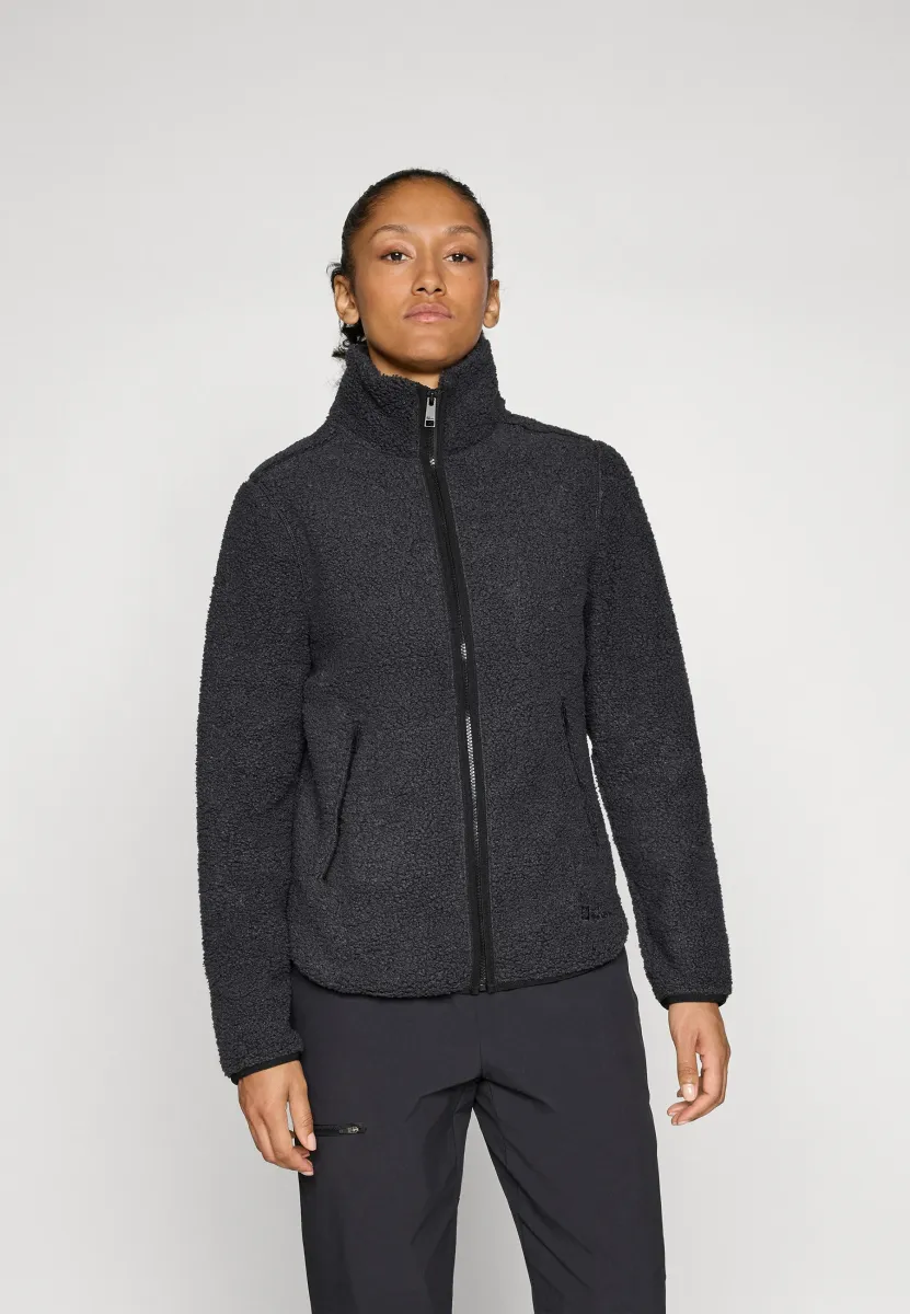HIGH CURL - Fleecejacke - black